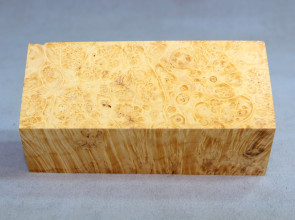 Stabilized Maple Burl Wood Mod Block